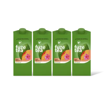 pdp-image-Fuze Tea Black Ice Tea Peach Hibiscus 4-pack