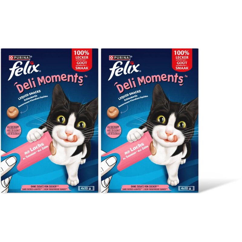 Felix Deli moments liquid snacks zalm 2-pack