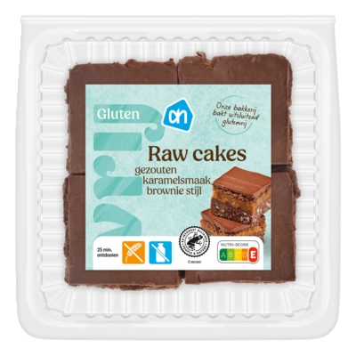 pdp-image-AH Glutenvrij Raw cakes gezouten karamelsmaak brownie