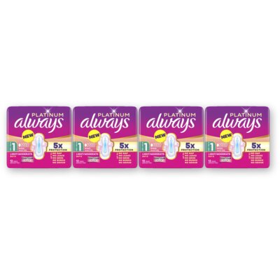 pdp-image-Always Maandverband Platinum 4-pack