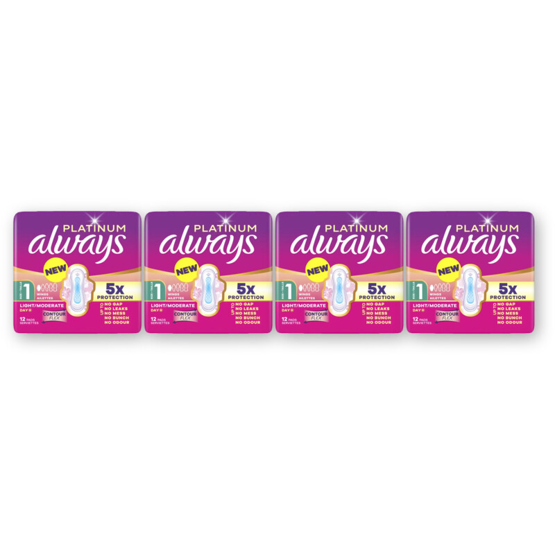 Always Maandverband Platinum 4-pack