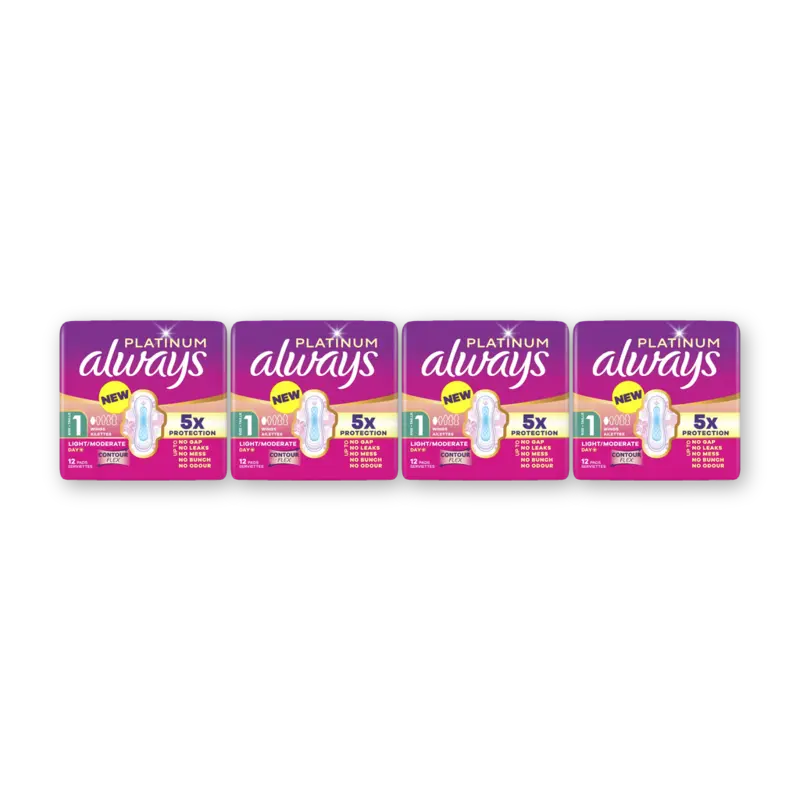 Always Maandverband Platinum 4-pack