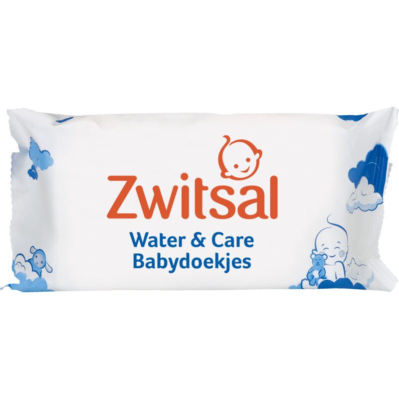 Een afbeelding van Zwitsal Water & care babydoekjes
