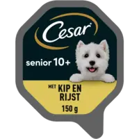 Cesar Senior met malse kip en rijst