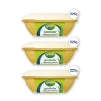 Campina botergoud ongezouten grasboter 3-pack