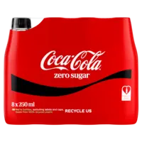 Coca-Cola Zero pet 8x25cl BEL