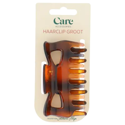 pdp-image-Care Accessories haarclip groot bruin