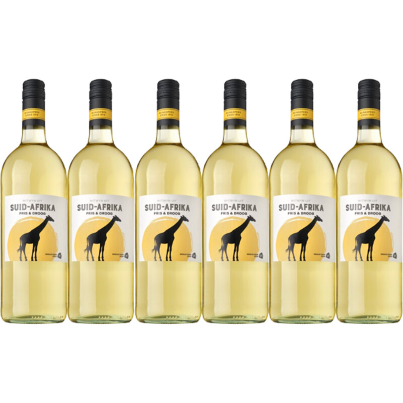 Een afbeelding van AH Fris & droge Zuid-Afrikaanse 6-pack