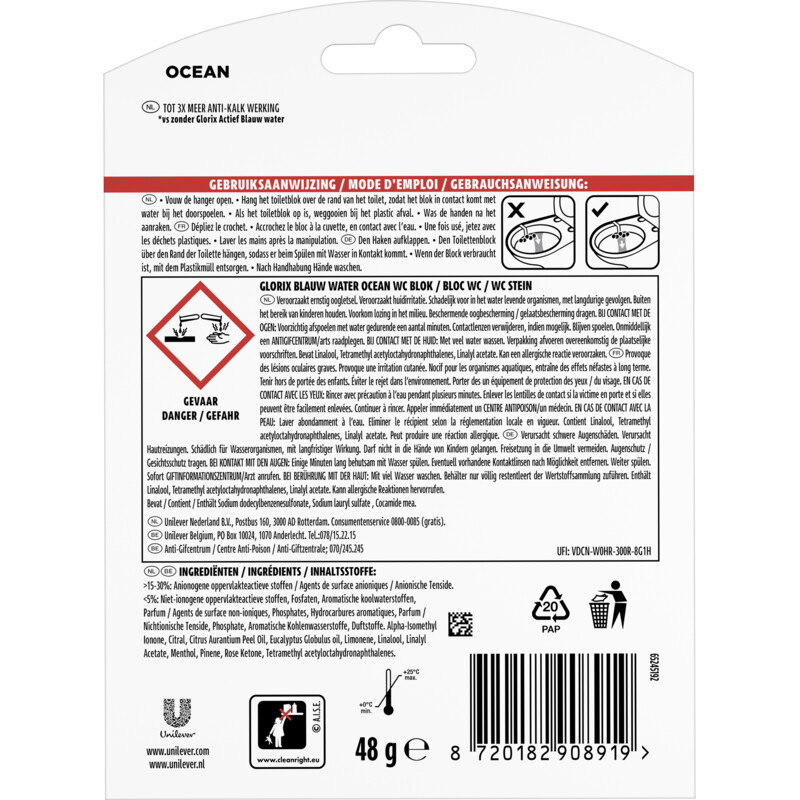 Een afbeelding van Glorix Power 5+ ocean wc-blok