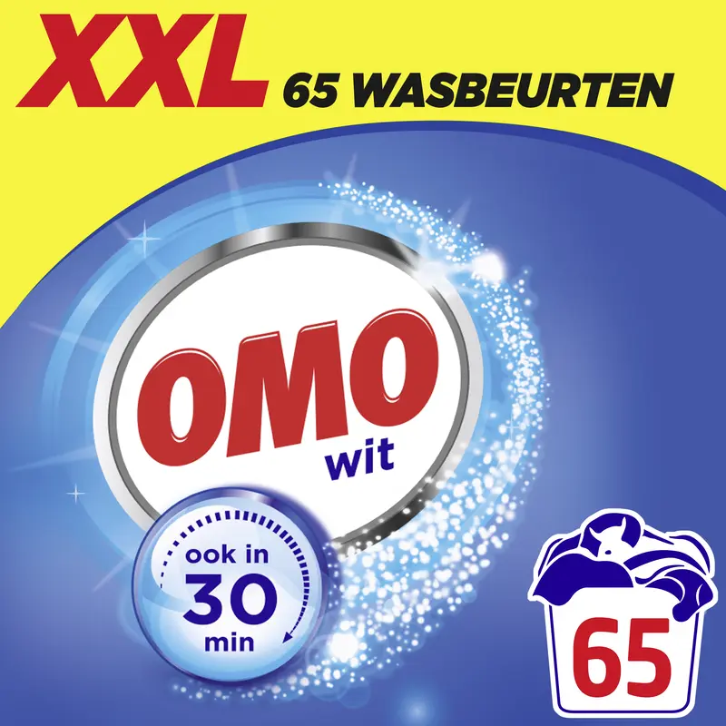Omo Poeder wasmiddel wit