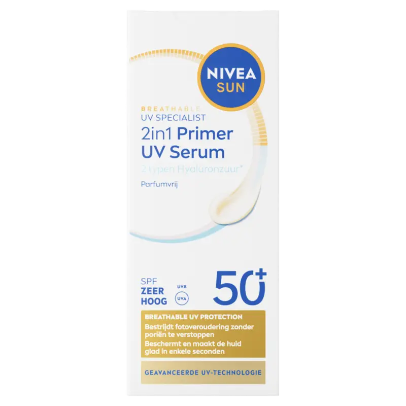 Nivea Sun 2in1 primer UV serum spf50+