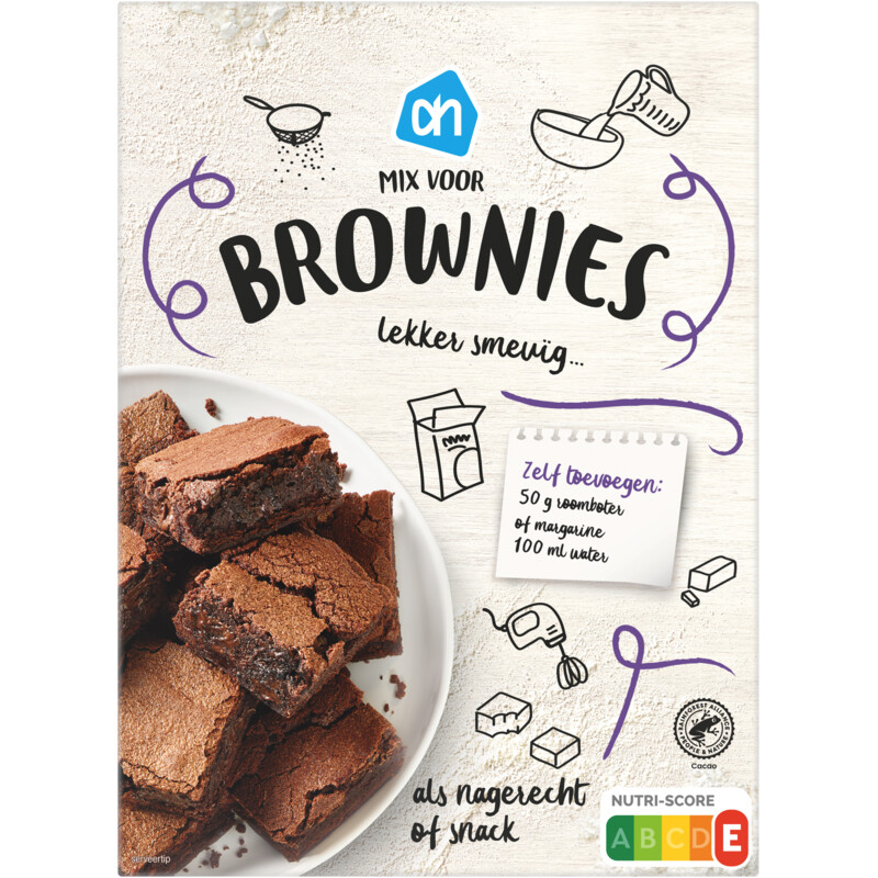 Een afbeelding van AH Mix voor brownies