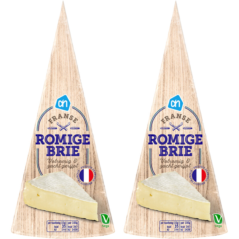 Een afbeelding van AH Romige brie 60+ 2-pack