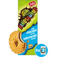 Een afbeelding van Lotus Dinosaurus gevuld melkchocolade bel