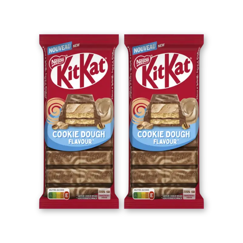 Melkchocoladereep cookie dough 2-pack