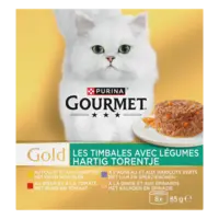 Gourmet Gold hartig torentje met kip rund lam