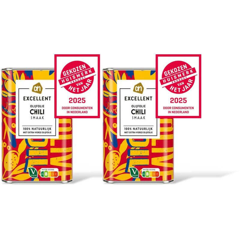 AH Excellent Olijfolie met chili smaak 2-pack