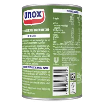 pdp-image-Unox Vegetarische knaks