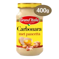 Grand' Italia Carbonara met pancetta