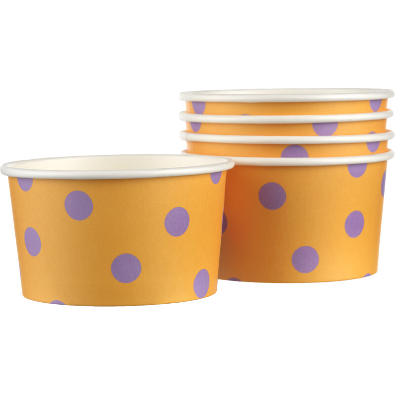 AH Bakjes karton geel stip