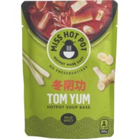 Een afbeelding van Miss Hot Pot Tom yum hot pot soup base