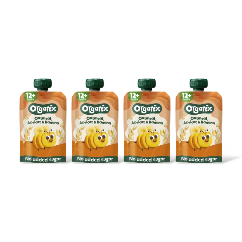 Knijpfruit haver abrikoos banan 12m+ 4pk