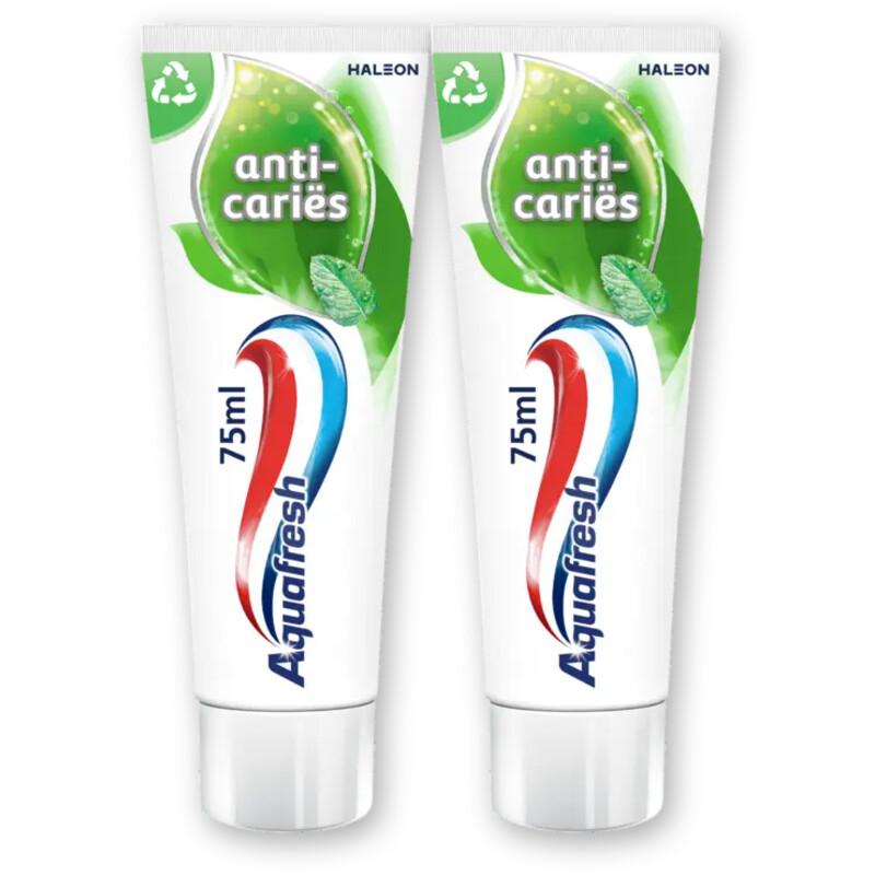 Aquafresh Anti-caris tandpasta 2-pack