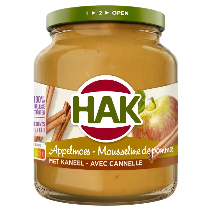 Hak Appelmoes met kaneel
