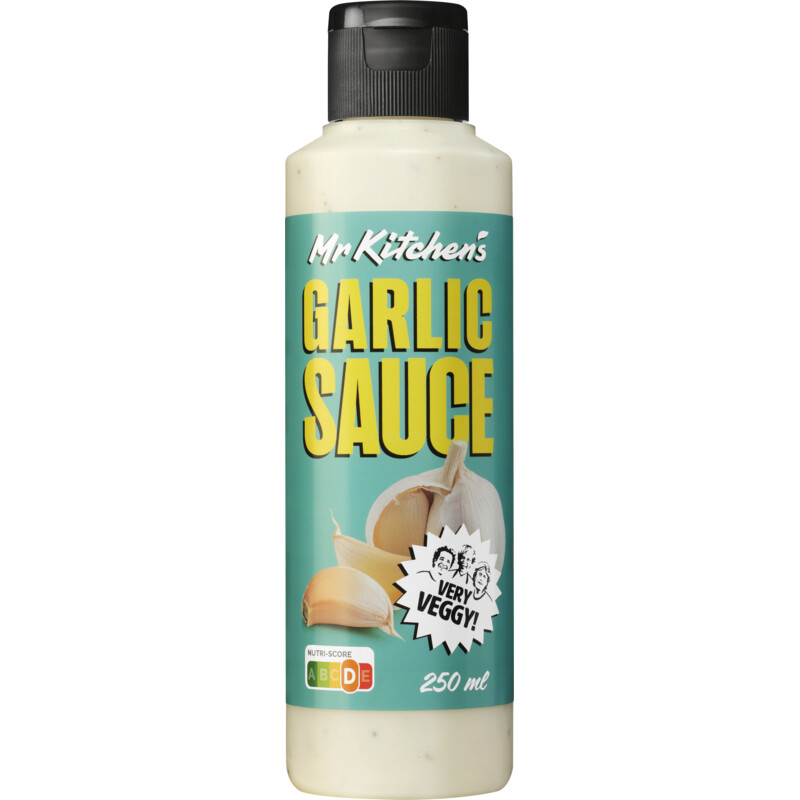 Een afbeelding van Mister kitchen's Garlic saus vegan