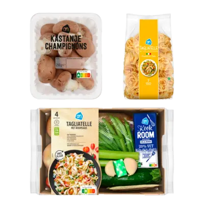 pdp-image-AH Vega Tagliatelle met Roomsaus Verspakket