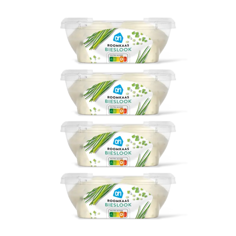 Roomkaas bieslook 4-pack