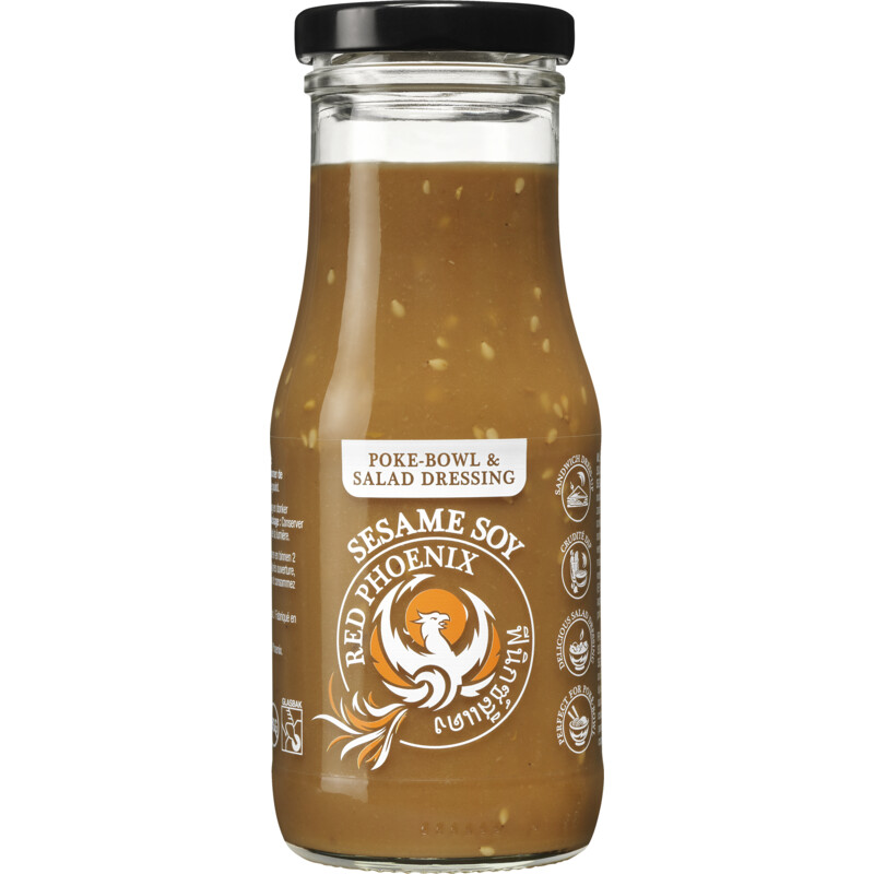 Een afbeelding van Red Phoenix Poké dressing sesam soja