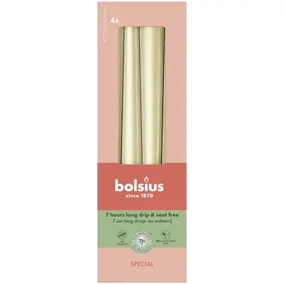 pdp-image-Bolsius Gotische kaarsen metallic silver 24cm