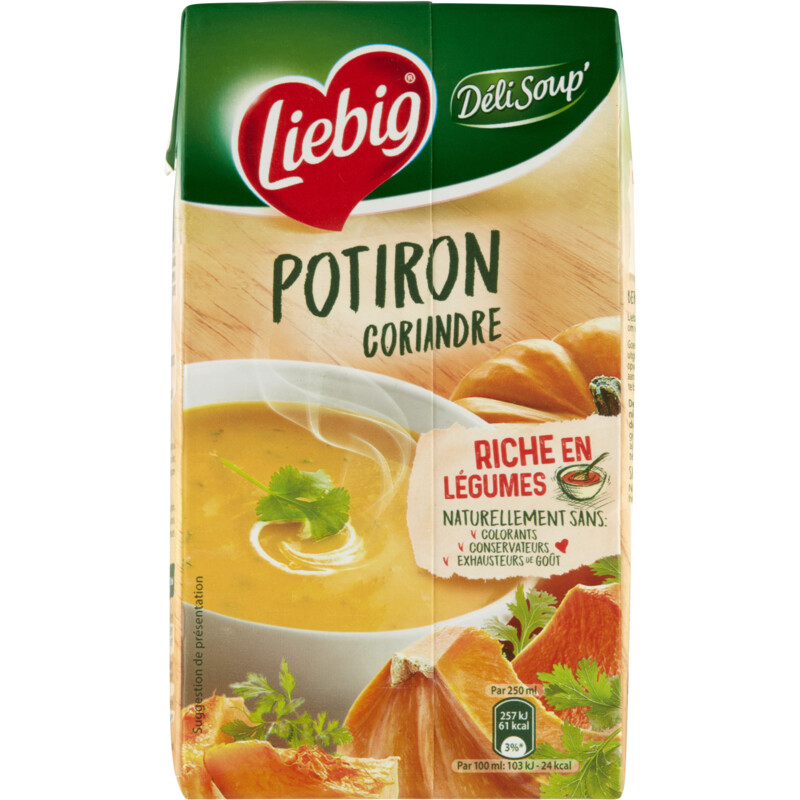 Een afbeelding van Liebig Deli Soup pompoen met koriander BEL