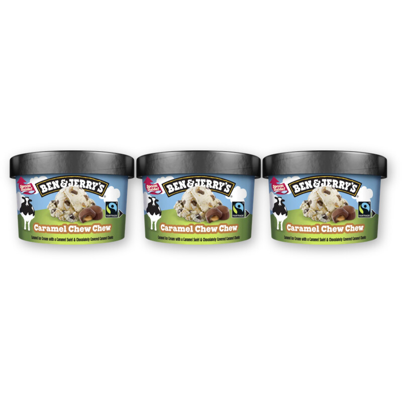 Ben & Jerry's Caramel chew chew 3-pack