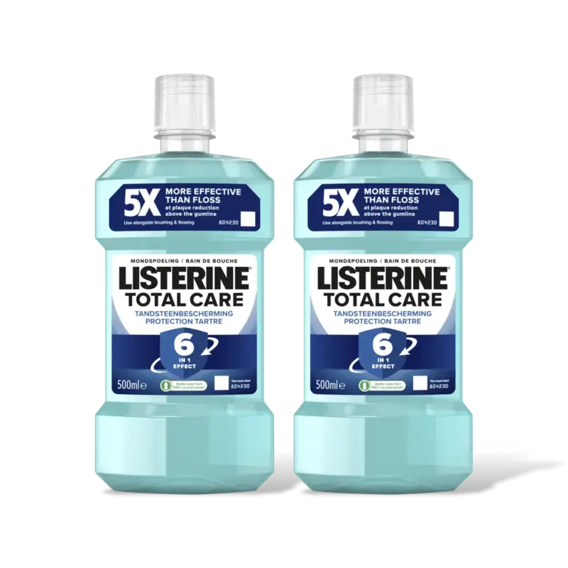 Listerine Mondwater anti-tandsteen active 2-pack