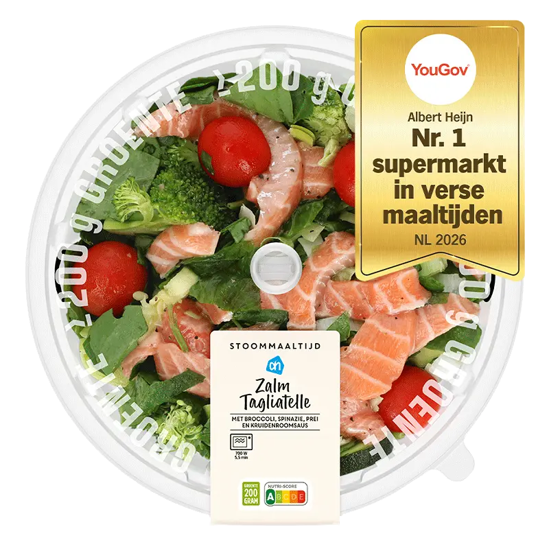 AH Stoommaaltijd zalm roomsaus