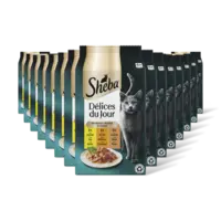 Sheba Delices du jour in saus kip/kalkoen 15pk