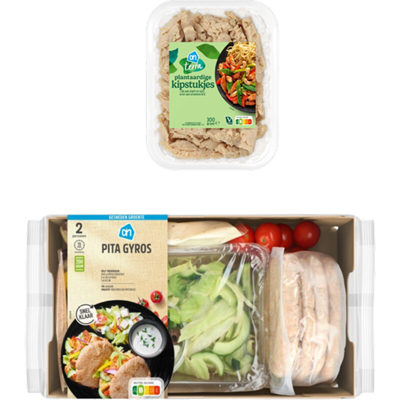 Een afbeelding van AH Vega Griekse Pita Gyros Verspakket