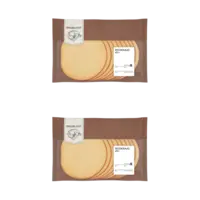 AH Rookkaas naturel 45+ plakken 2-pack