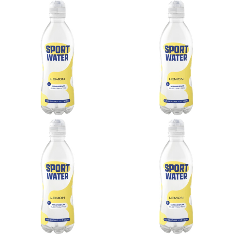 Een afbeelding van Sportwater Lemon 4-pack