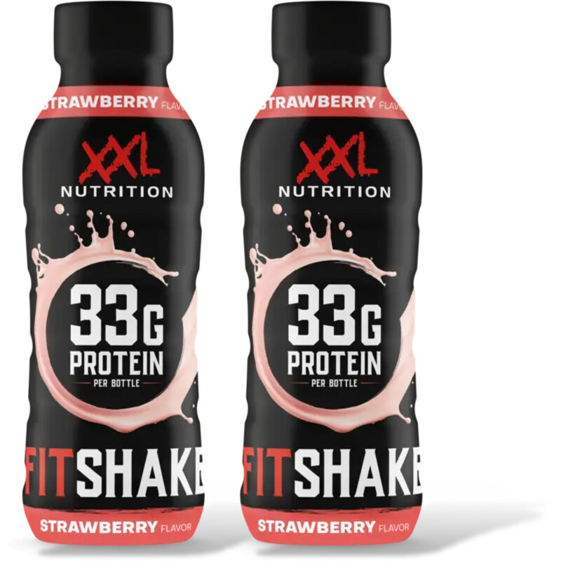 XXL Nutrition Fitdrink strawberry flavour 2-pack