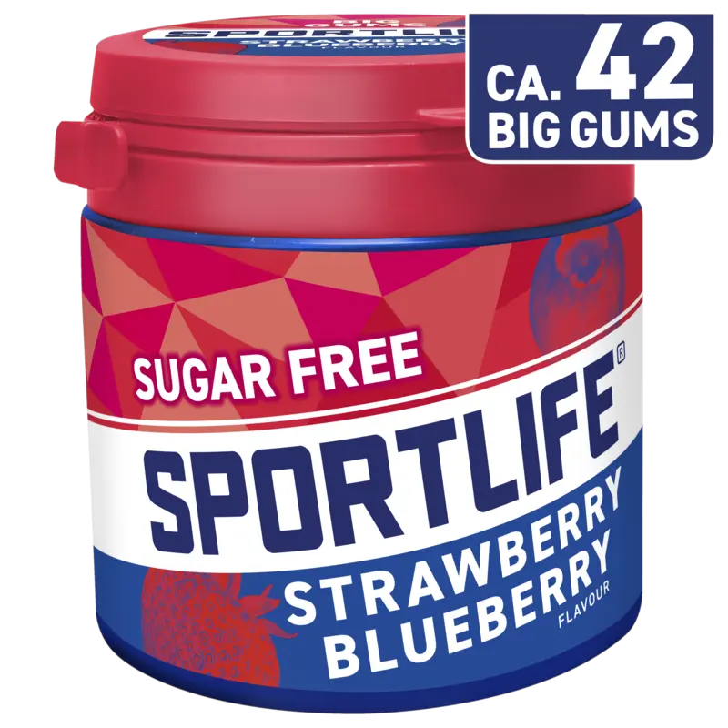 Sportlife Big gums strawberry blueberry