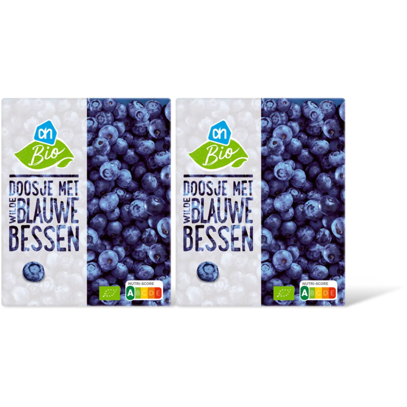 AH Biologisch Doosje met wilde blauwe bessen 2-pack