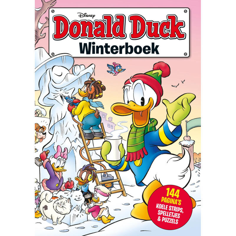 Een afbeelding van Donald Duck winterboek