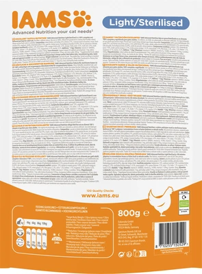 pdp-image-IAMS For vitality 1+ sterilised fresh chicken