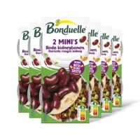 Bonduelle Rode kidneybonen 2 mini 6-pack