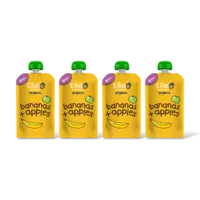 Ella's kitchen Bananas + apples 4m+ 4-pack