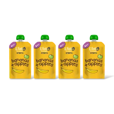 pdp-image-Ella's kitchen Bananas + apples 4m+ 4-pack
