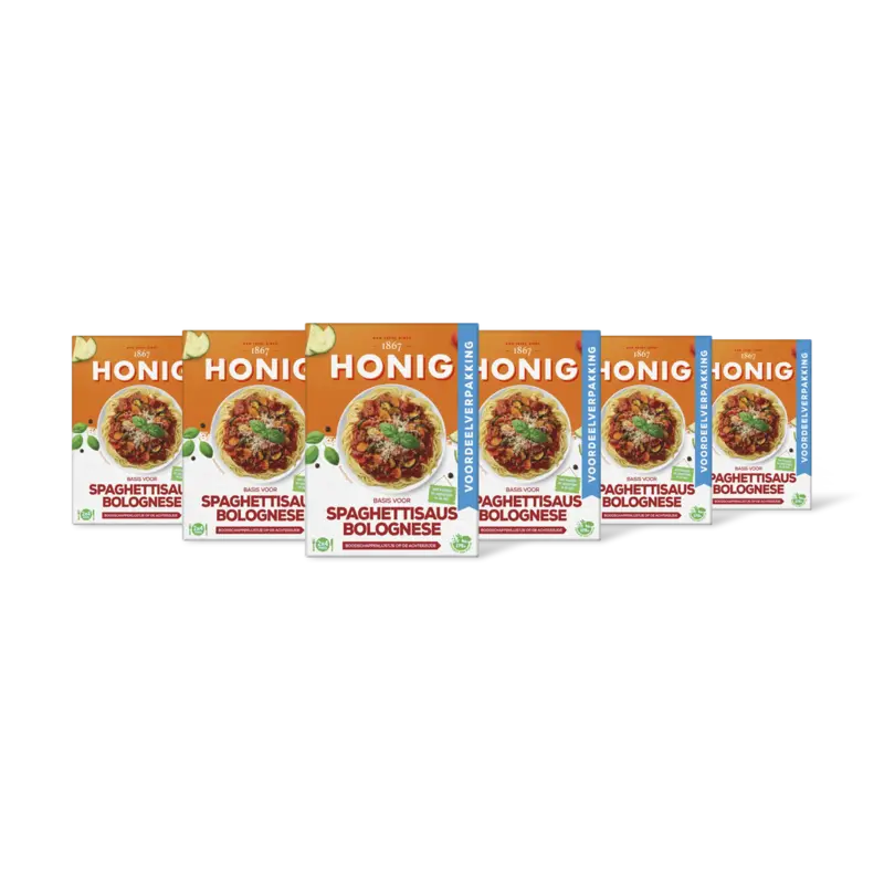 Honig spaghettisaus bolognese voordeel 6-pack